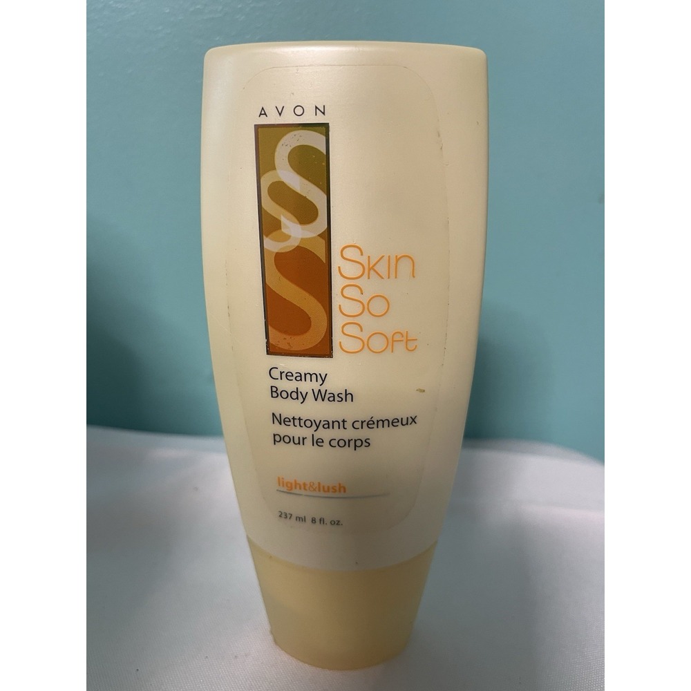 New 2005 NOS Avon Skin So Soft Light & Lush Creamy Body Wash 8 fl oz